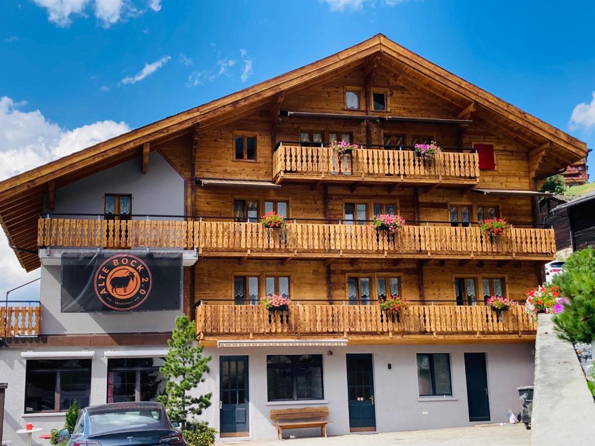 Alte Bock 2.0 Bed & Breakfast Grächen Eksteriør bilde