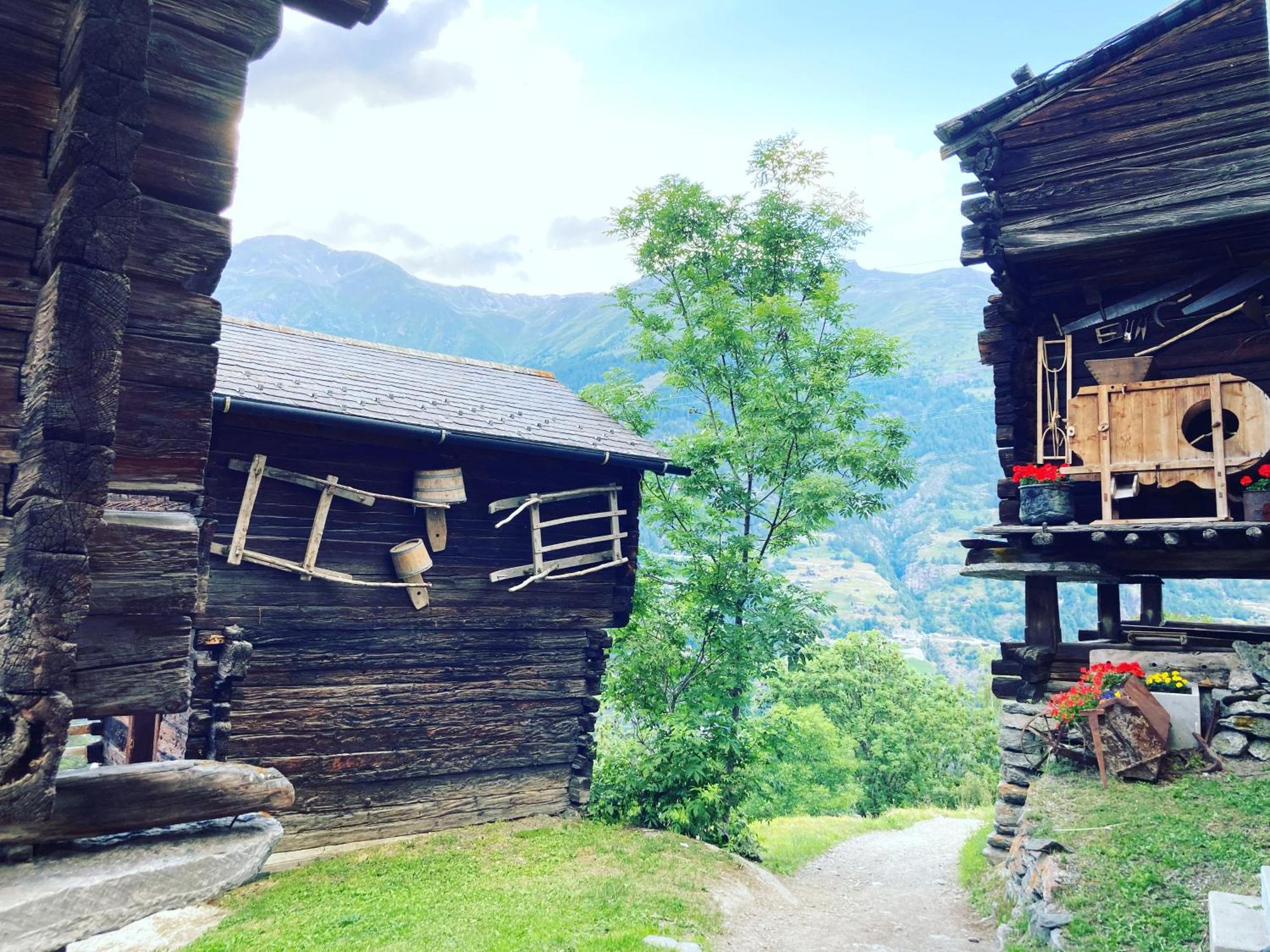 Alte Bock 2.0 Bed & Breakfast Grächen Eksteriør bilde